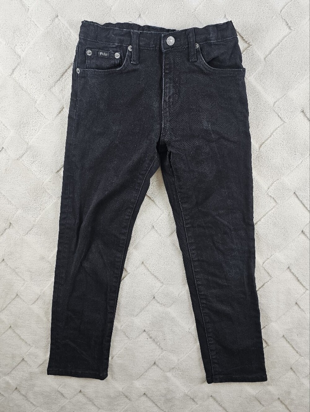 Polo Ralph Lauren Black Slim Fit Kids Jeans Youth 7 Boy's
